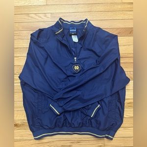 Vintage Notre Dame quarter zip windbreaker (XL)